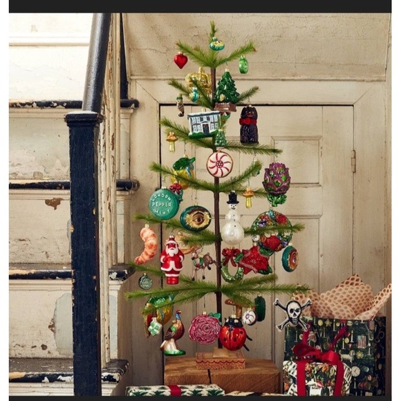 John Derian for Target 2025 Glass Owl Ornament Holiday NIB Laurel Crown‎ - Picture 8 of 9